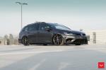 Volkswagen Golf R Estate on Vossen Wheels (VFS-10) 2017 года